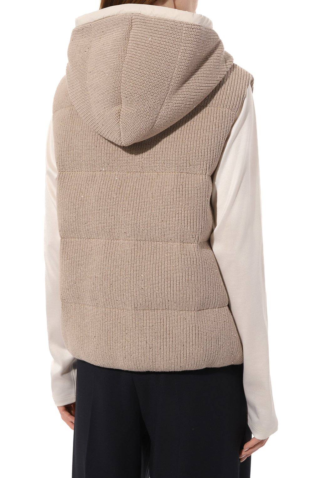 Пуховый жилет BRUNELLO CUCINELLI, арт. M0DVT2142, фото 4