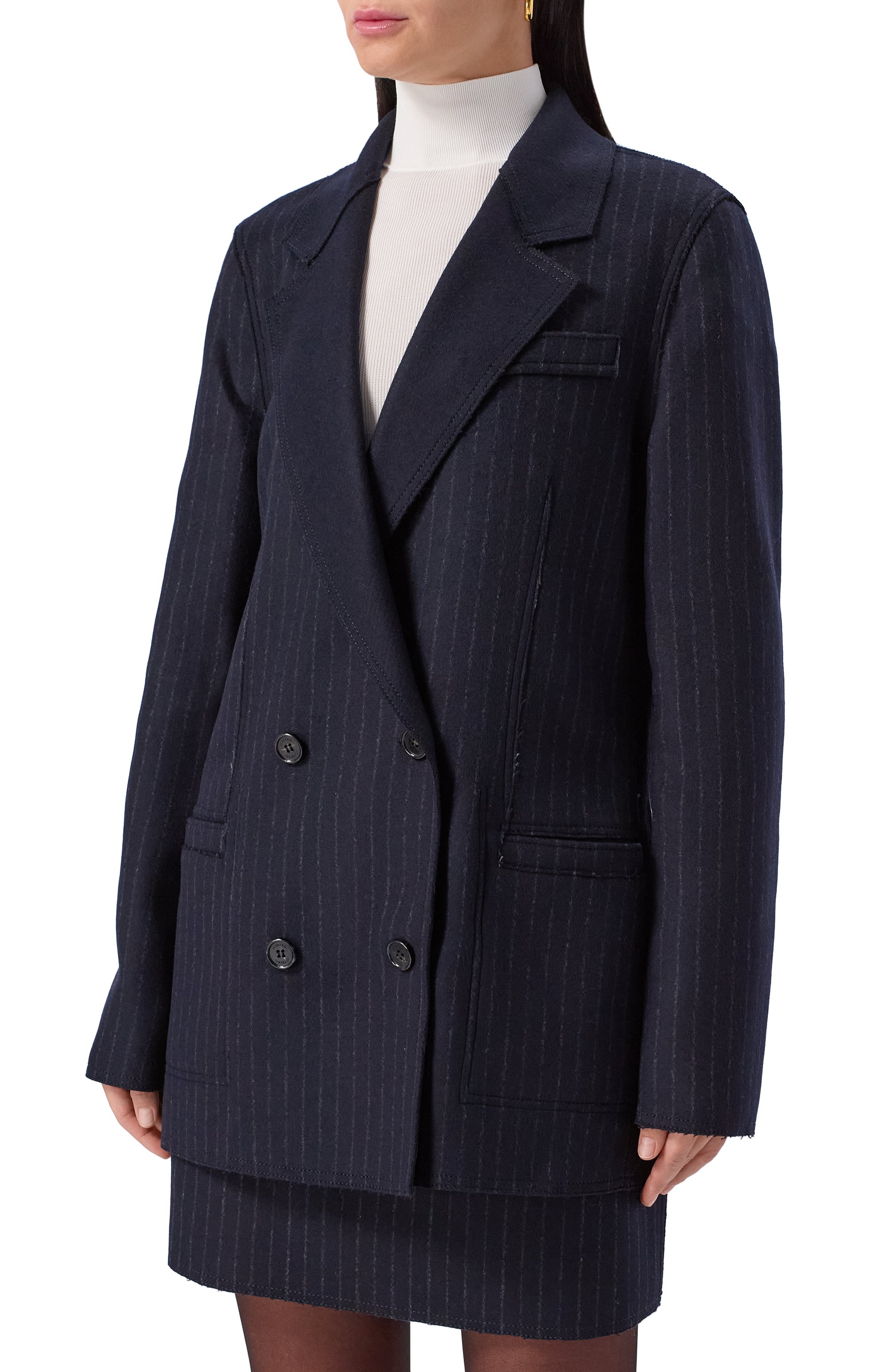 Шерстяной жакет ICEBERG темно-синего цвета по цене 79100 руб., арт. L031/3079, фото 3 Шерстяной жакет ICEBERG, арт. L031/3079, фото 3