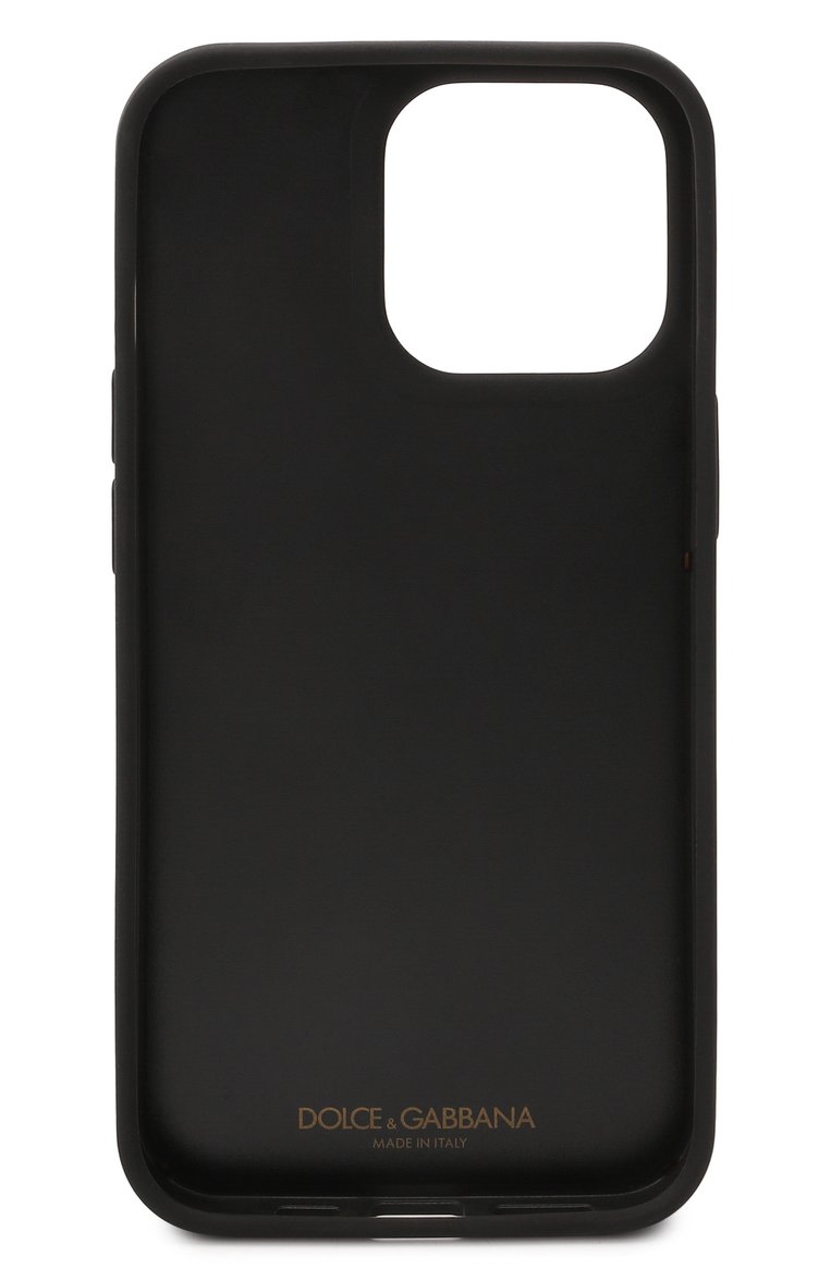 Кожаный чехол для iphone 13 pro DOLCE & GABBANA светло-бежевого цвета, арт. BI3135/A1001 | Фото 2 (Материал: Натуральная кожа; Женское Кросс-КТ: Кожа iPhone; Нос: Не проставлено; Региональные ограничения белый список (Axapta Mercury): Не проставлено)