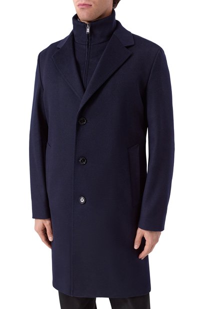 Пальто из шерсти и кашемира BOSS, арт. 50551085, фото 3