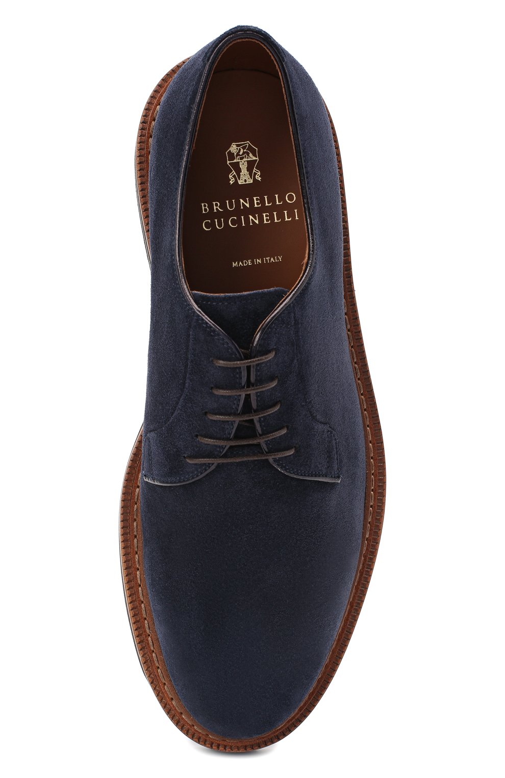 Замшевые дерби BRUNELLO CUCINELLI, арт. MZUNETK856, фото 5