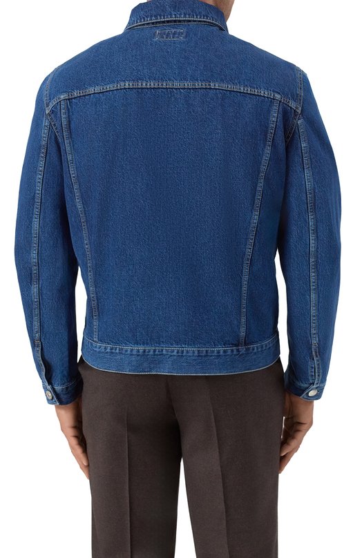 Джинсовая куртка Brunello Cucinelli M241P6912 Синий  M241P6912 Фото 4