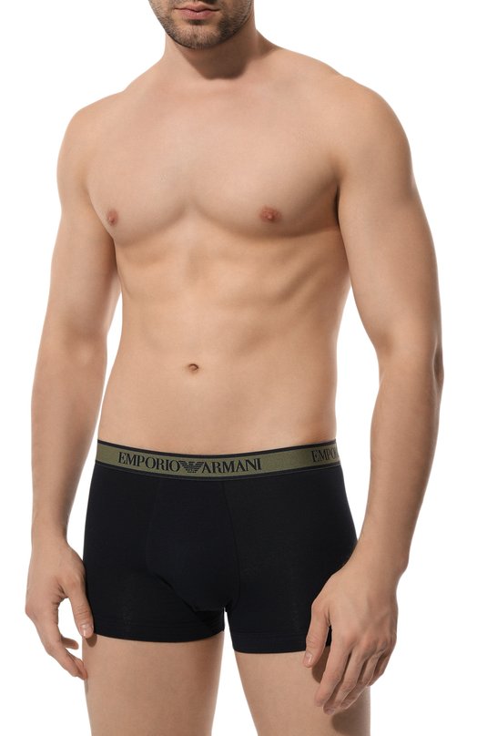 Комплект из трех боксеров Emporio Armani 111357/4F717 Синий  111357/4F717 Фото 6