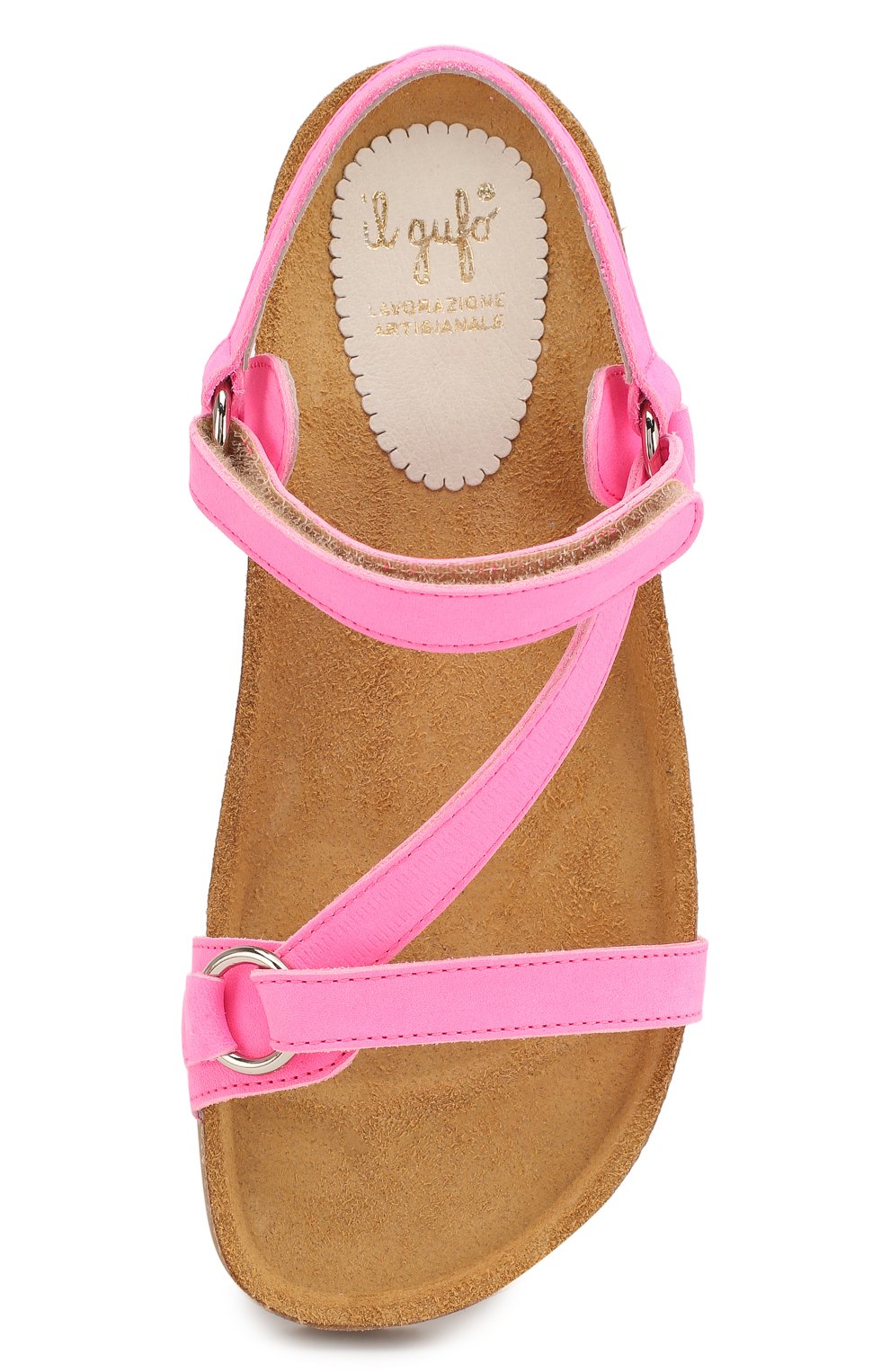 Кожаные сандалии IL GUFO, арт. G568/NABUK FLU0/35-40, фото 4