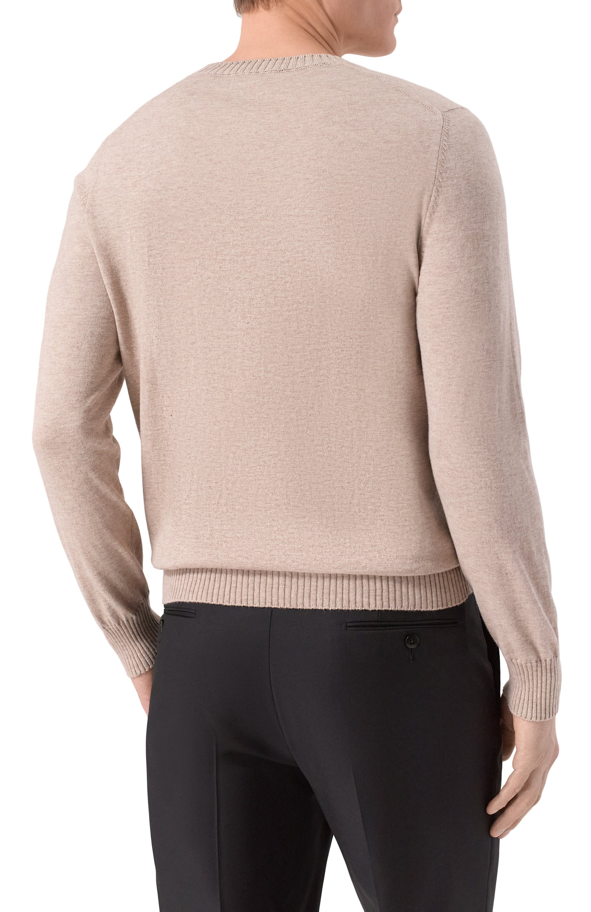 Джемпер из хлопка и кашемира GRAN SASSO, арт. 57167/23216, фото 4