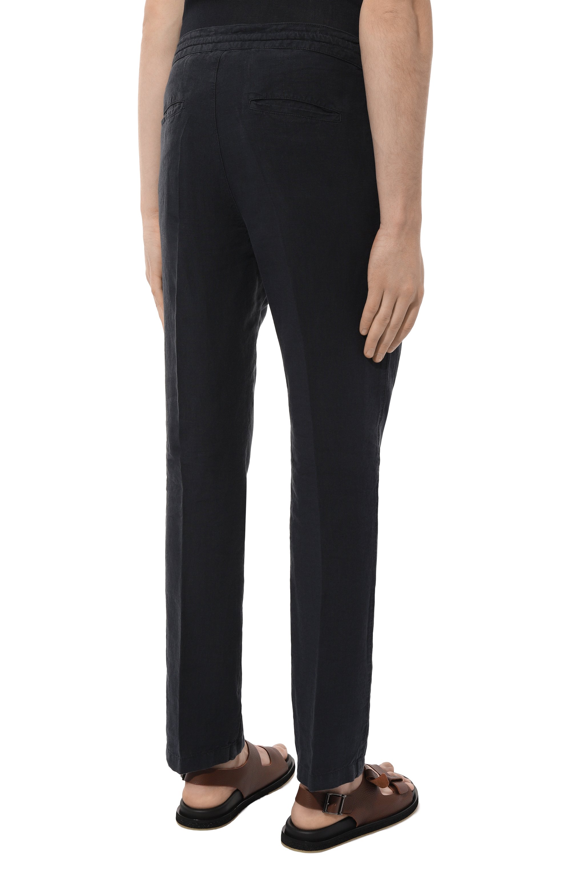 Льняные брюки 120% LINO, арт. 32ALIM299M/0253/000, фото 4