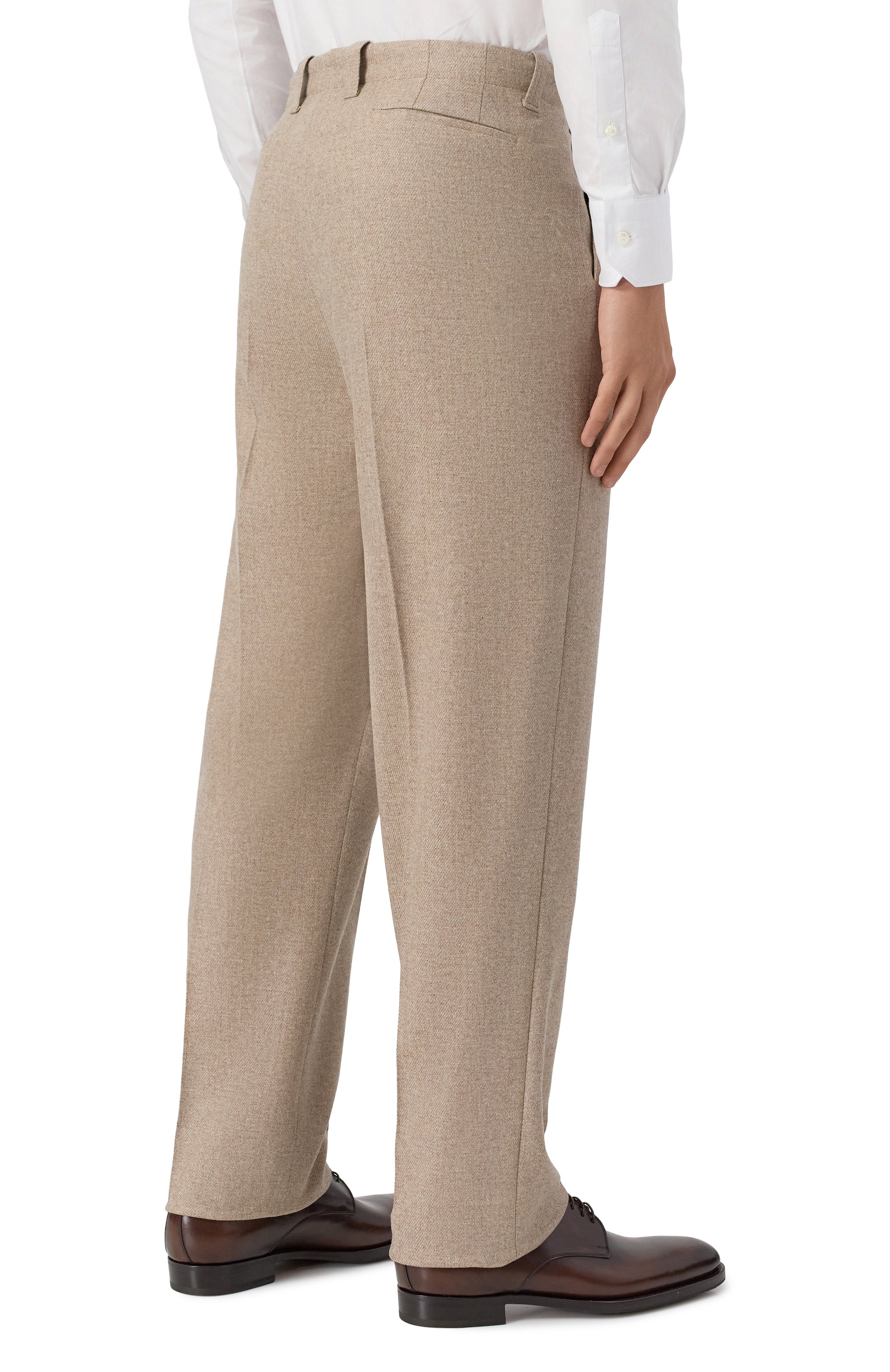 Брюки BOGLIOLI бежевого цвета по цене 42400 руб., арт. 89951/FB4015, фото 4 Брюки BOGLIOLI, арт. 89951/FB4015, фото 4