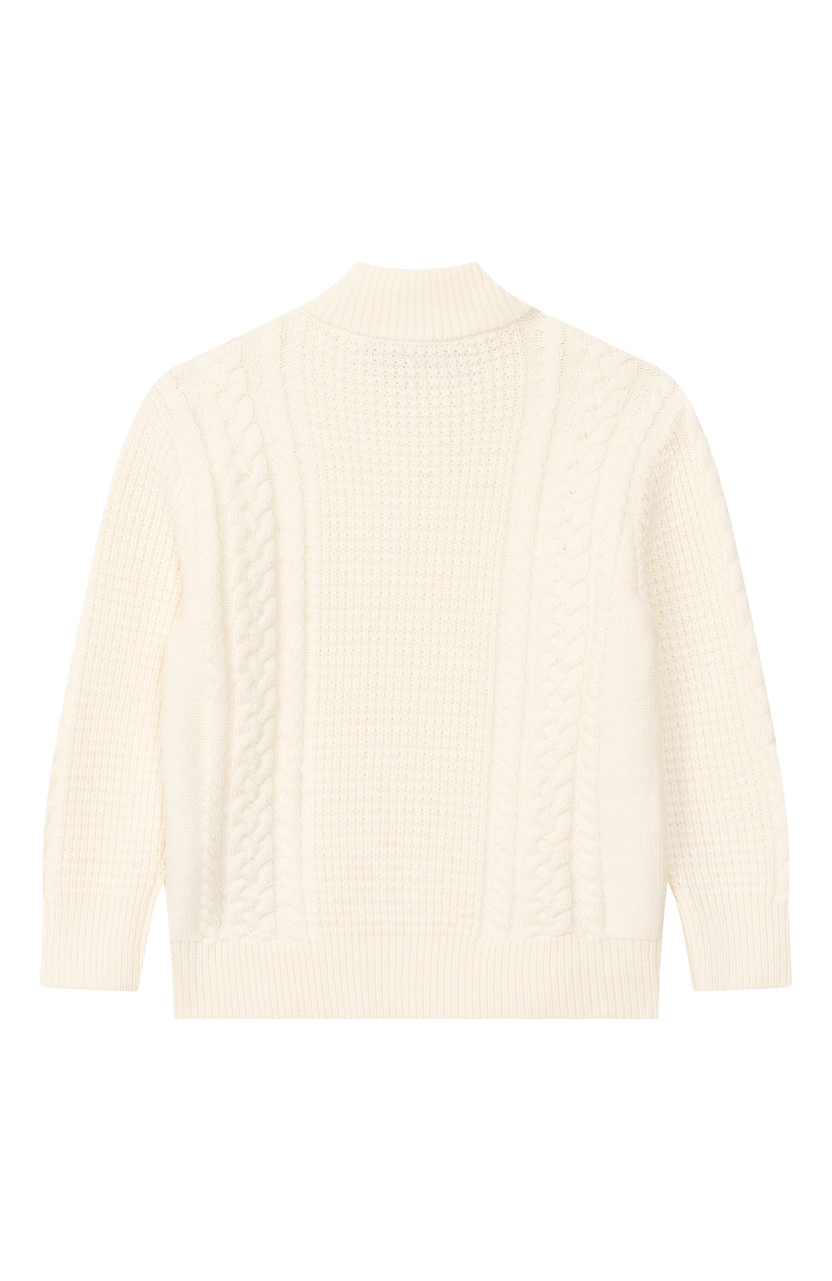 Свитер из хлопка и шерсти EMPORIO ARMANI, арт. EB001591/AF27319, фото 2
