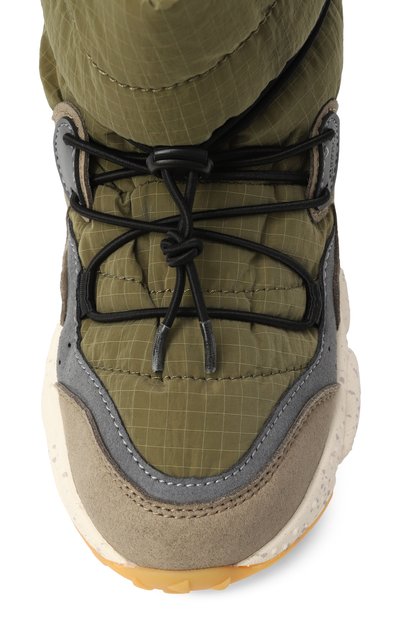 Утепленные сапоги kuki FLOWER MOUNTAIN хаки цвета по цене 15700 руб., арт. 3001622/05/33-38, фото 4 Утепленные сапоги kuki FLOWER MOUNTAIN, арт. 3001622/05/33-38, фото 4