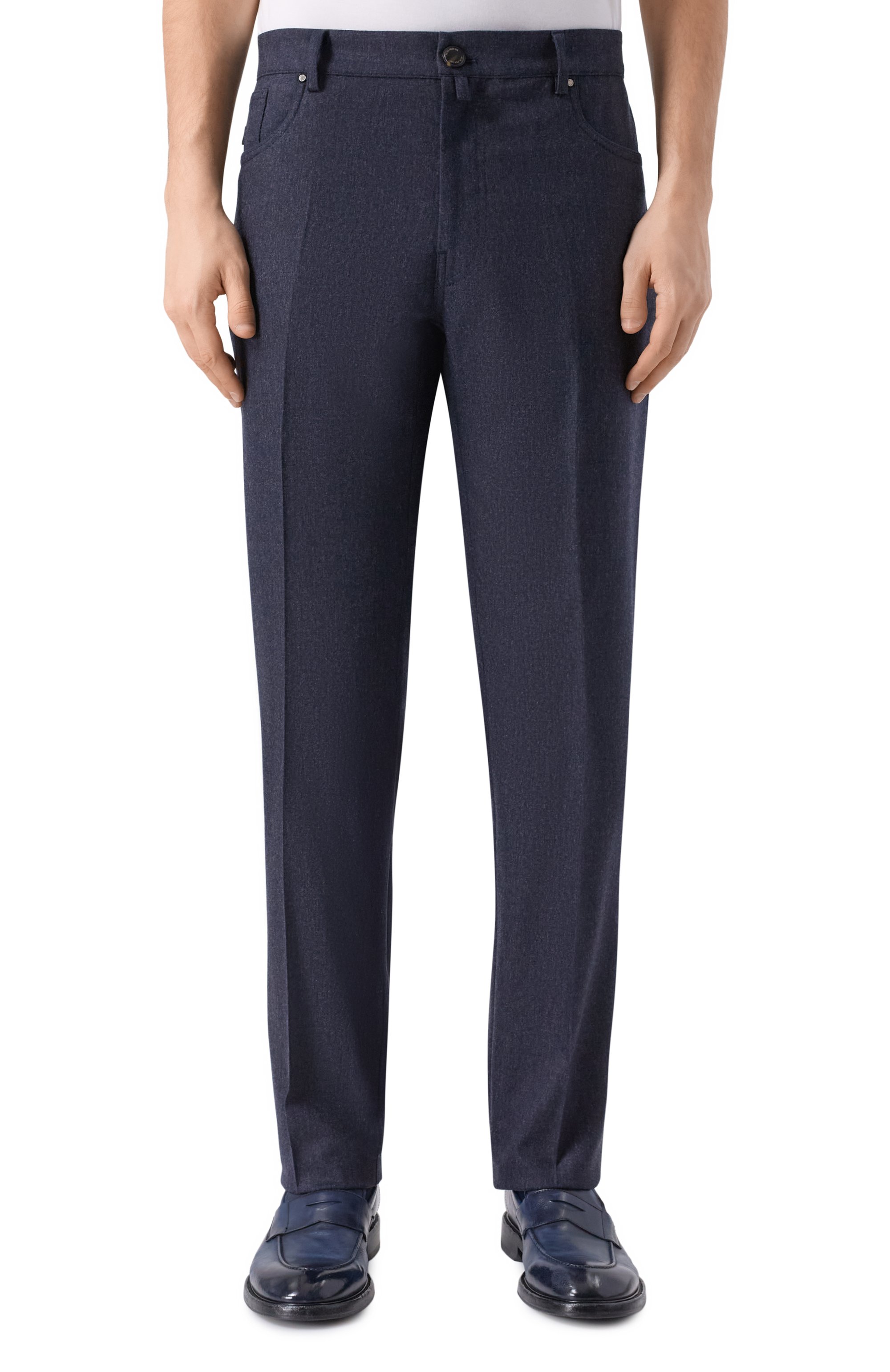 Брюки из шерсти и кашемира BERWICH, арт. M0RELL0 5TALC 19/FA1224X, фото 3