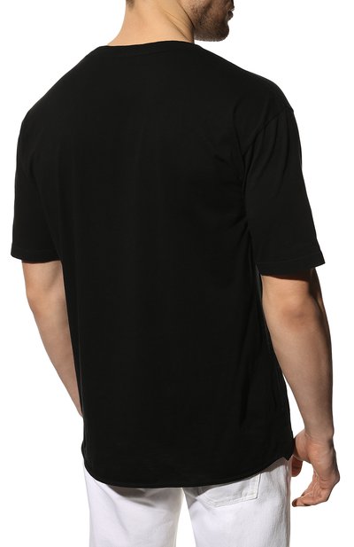 Хлопковая футболка SAINT LAURENT, арт. 480406/YB1GN, фото 4