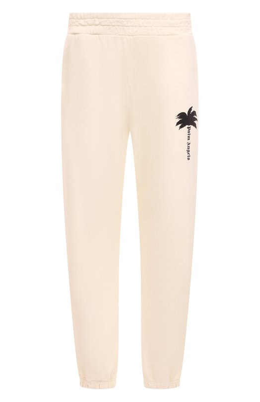 

Хлопковые джоггеры Palm Angels, Белый