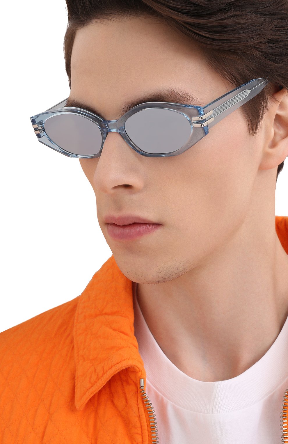 Солнцезащитные очки GENTLE MONSTER голубого цвета по цене 41150 руб., арт. GH0ST BLC1, фото 3 Солнцезащитные очки GENTLE MONSTER, арт. GH0ST BLC1, фото 3