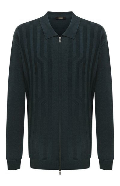 Мужской кардиган из шерсти и шелка ZILLI, арт. KZPC01M0230VCRS00/64
