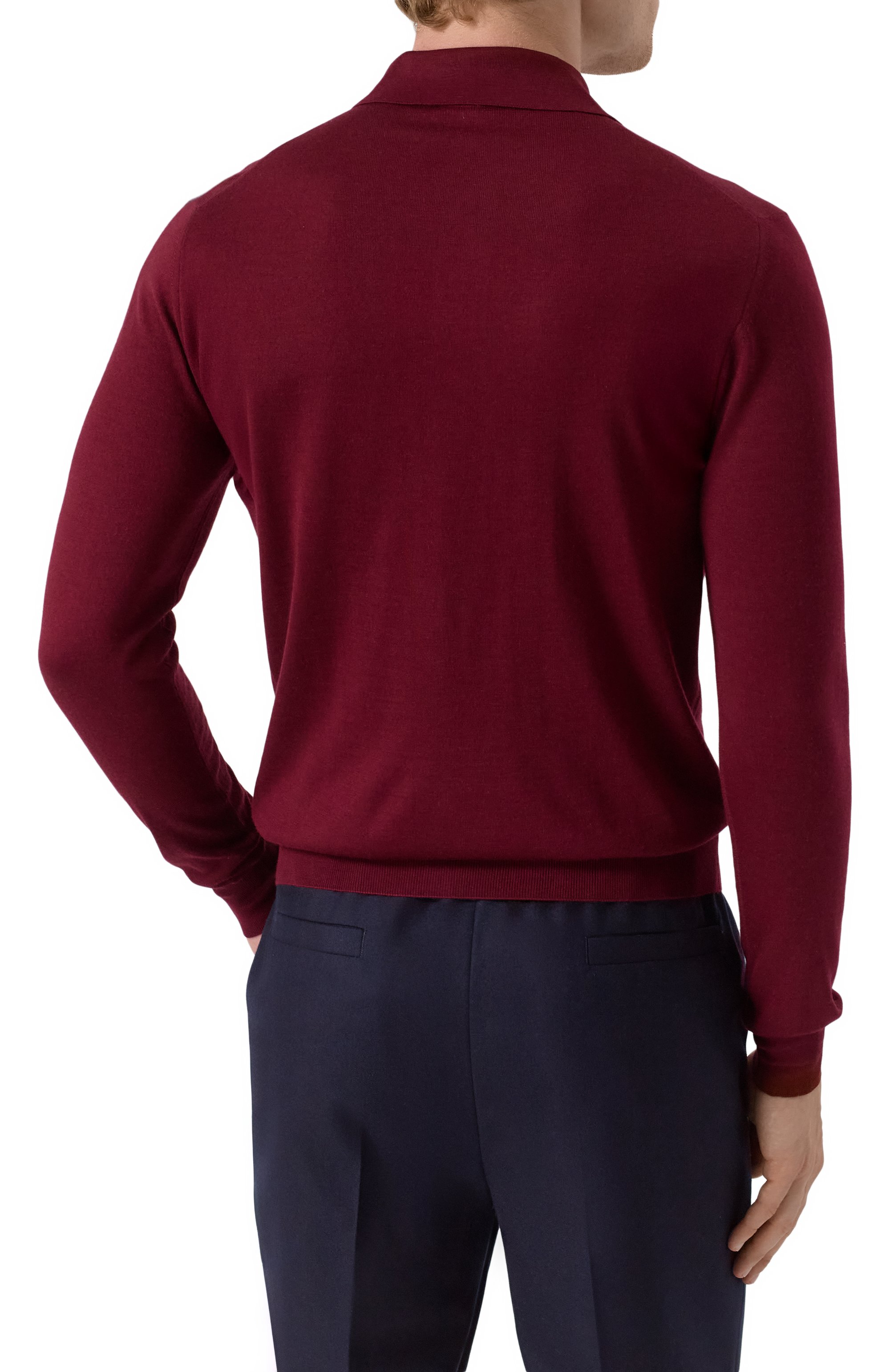 Поло из кашемира и шелка FEDELI, арт. MU007091, фото 4