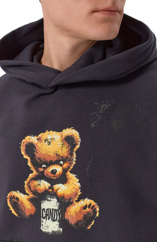 Хлопковое худи DOMREBEL M TREATS/PULL0VER H00DIE Серый  M TREATS/PULL0VER H00DIE Фото 5