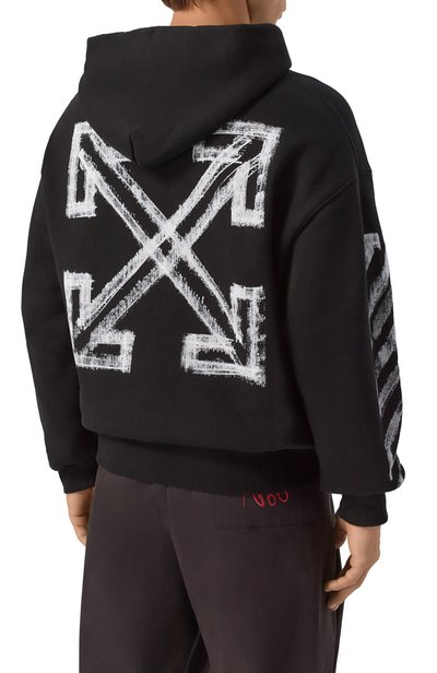 Хлопковое худи OFF-WHITE, арт. 0MBB085F26FLE00L0, фото 4