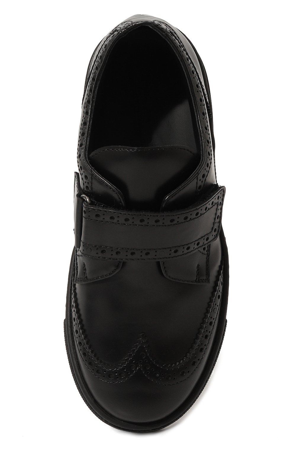 Кожаные дерби RONDINELLA черного цвета по цене 19300 руб., арт. 11887E/28-30, фото 4 Кожаные дерби RONDINELLA, арт. 11887E/28-30, фото 4