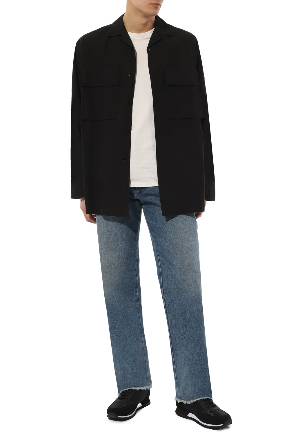 Комбинированные кроссовки parkour BOSS черного цвета по цене 29850 руб., арт. 50498133, фото 2 Комбинированные кроссовки parkour BOSS, арт. 50498133, фото 2