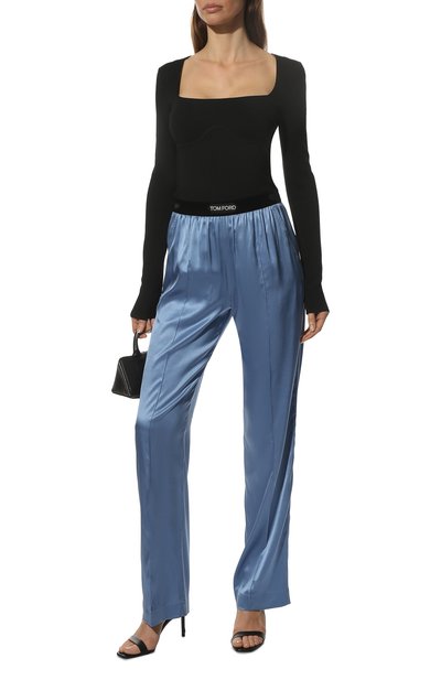 Шелковые брюки TOM FORD, арт. PAW397-FAX881, фото 2