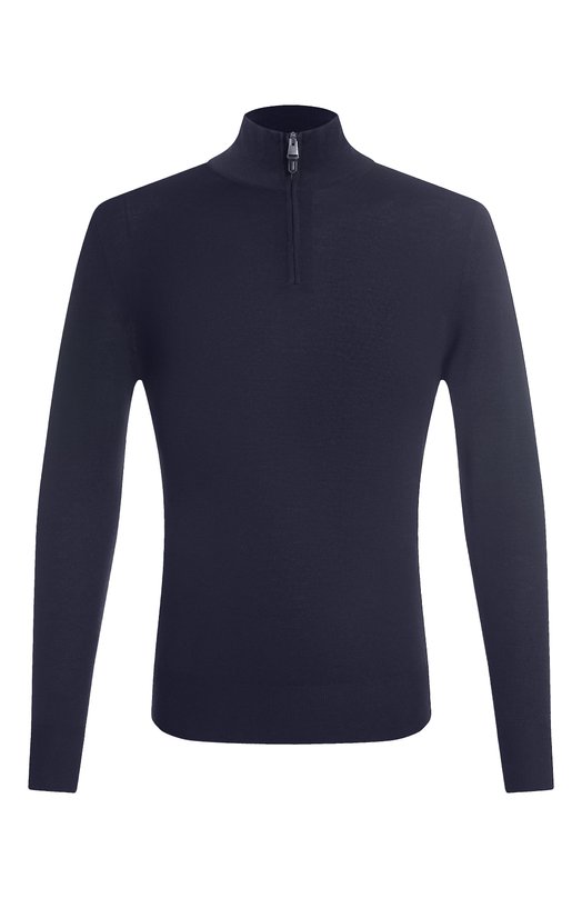 Шерстяной джемпер Canali C0015/MK01149 Синий C0015/MK01149