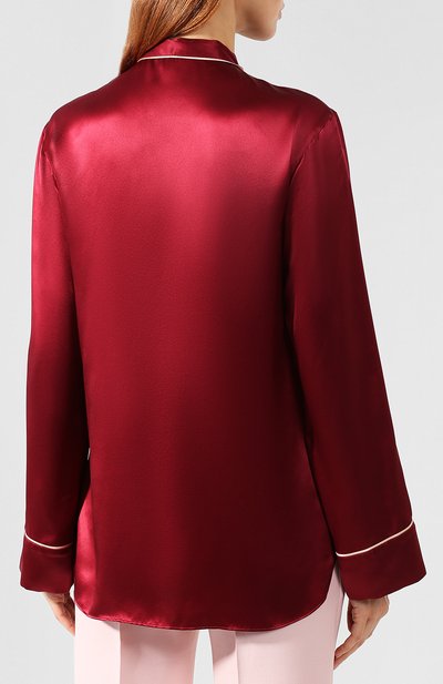 Шелковая блузка DOLCE & GABBANA, арт. F72K0Z/GD09T, фото 4