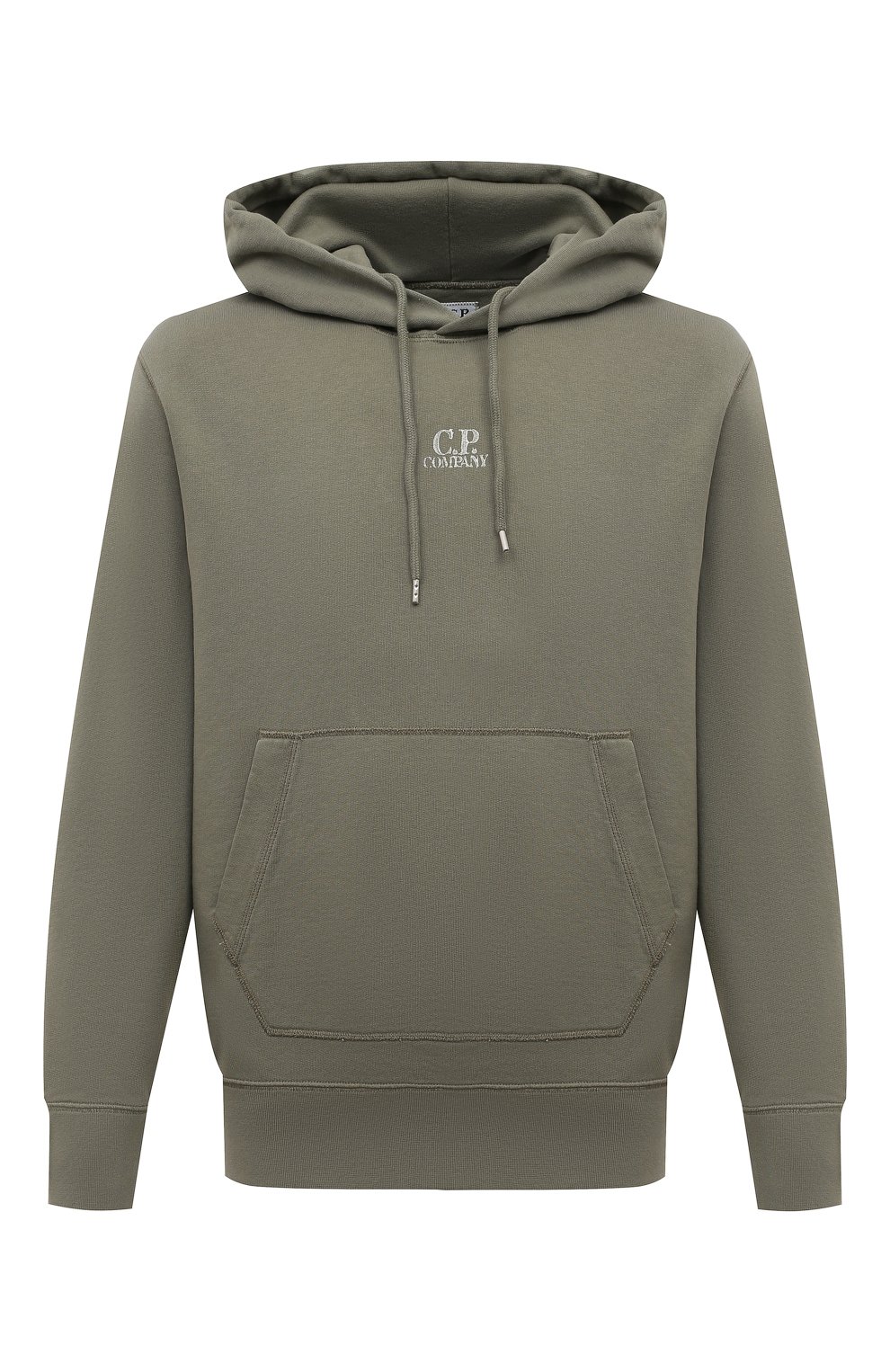 Хлопковое худи C.P. COMPANY хаки цвета по цене 30800 руб., арт. 16CMSS305A006312G, фото 1 Хлопковое худи C.P. COMPANY, арт. 16CMSS305A006312G, фото 1