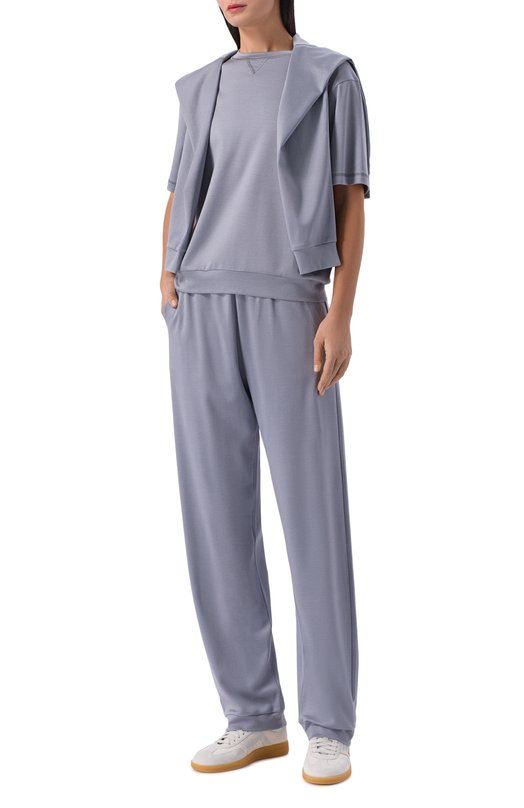 Футболка из шелка и хлопка MVST M25.2MW.H403/SC00 Голубой  M25.2MW.H403/SC00 Фото 2