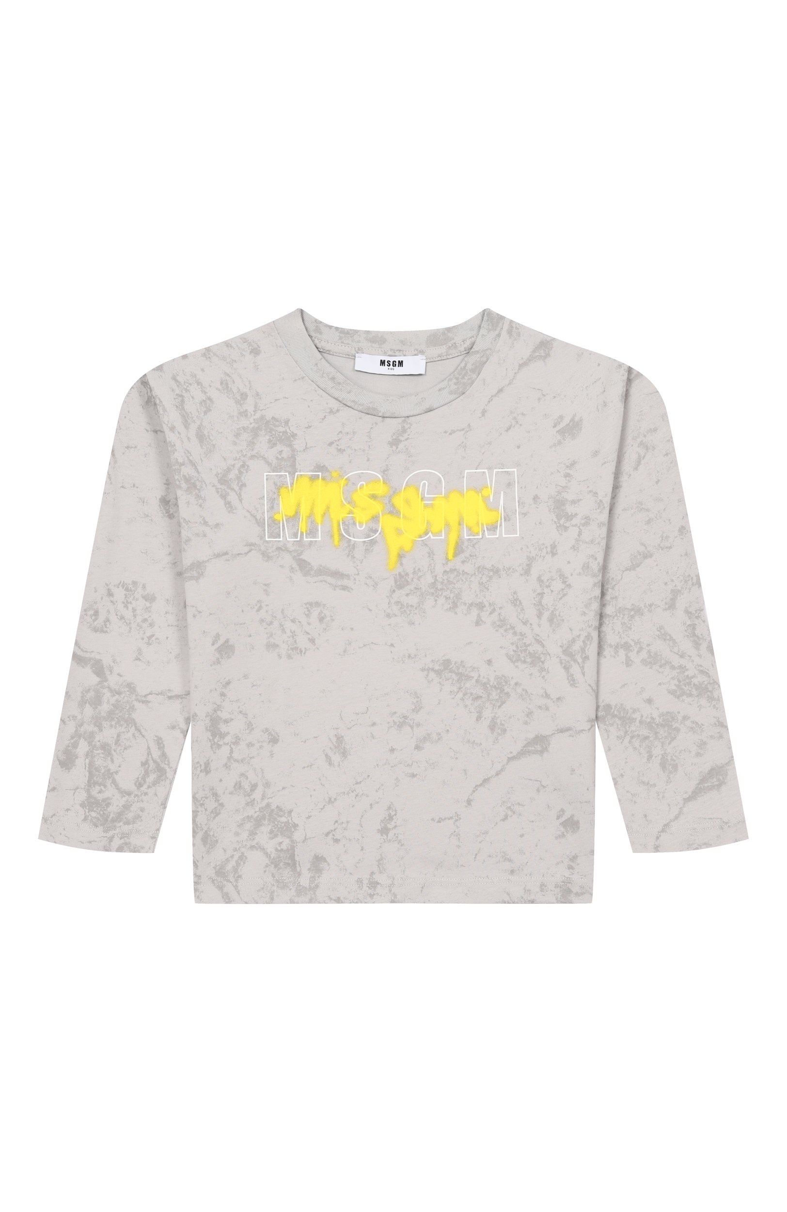 Хлопковый лонгслив MSGM KIDS, арт. F6MSJBTH243, фото 1