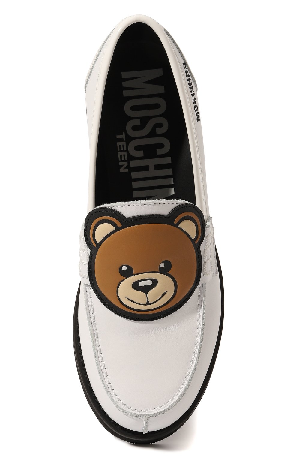 Кожаные лоферы MOSCHINO, арт. 74479/38, фото 4