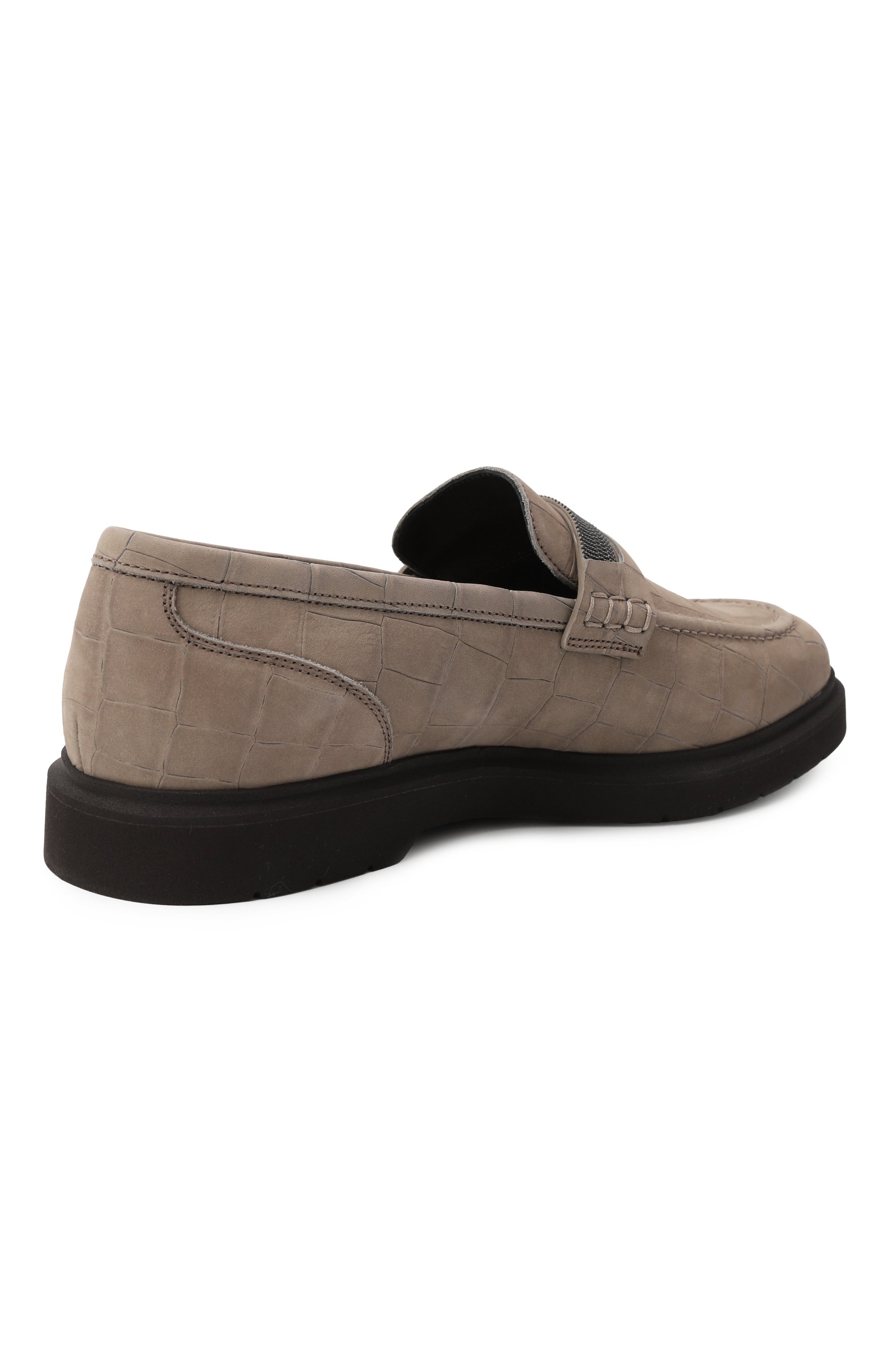 Пенни-лоферы из нубука BRUNELLO CUCINELLI, арт. MZDCG2370P, фото 5