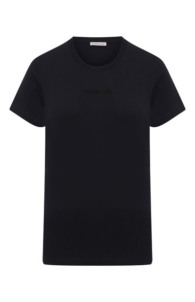 Женская хлопковая футболка MONCLER, арт. G1-093-8C7A6-10-829FB