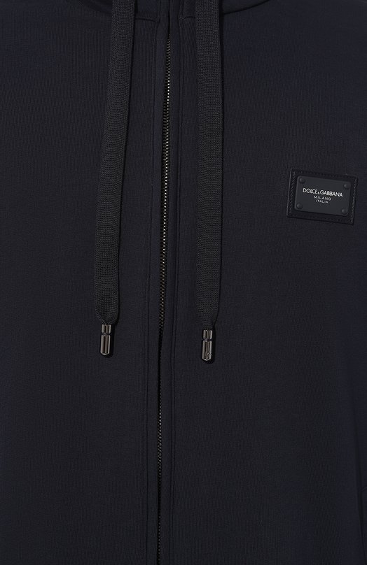 Хлопковая толстовка Dolce & Gabbana G9ABIT/G7M4Y Синий  G9ABIT/G7M4Y Фото 5
