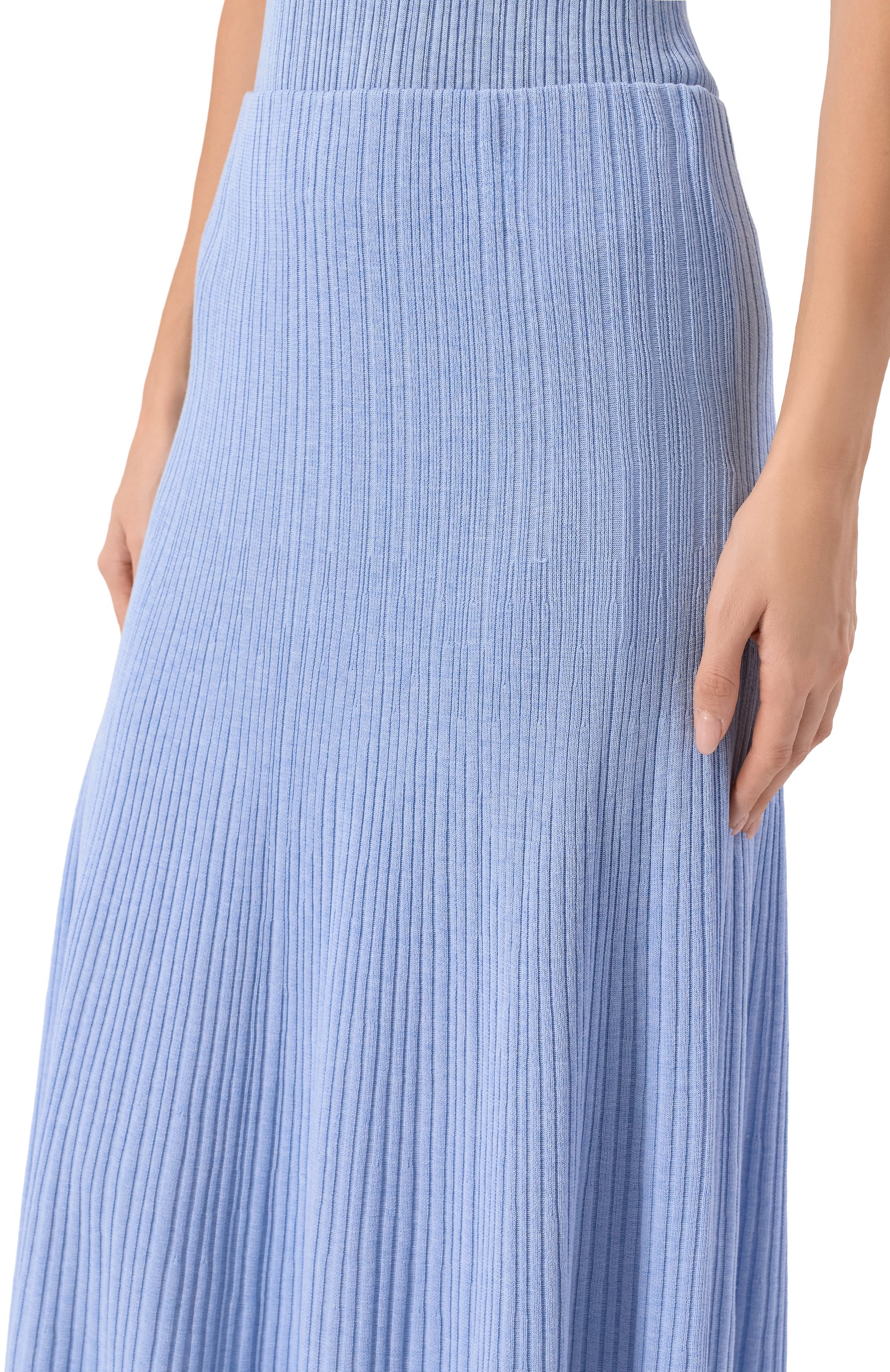 Юбка из хлопка и шелка AGNONA голубого цвета по цене 208000 руб., арт. KG11010E/7Q180PE, фото 5 Юбка из хлопка и шелка AGNONA, арт. KG11010E/7Q180PE, фото 5