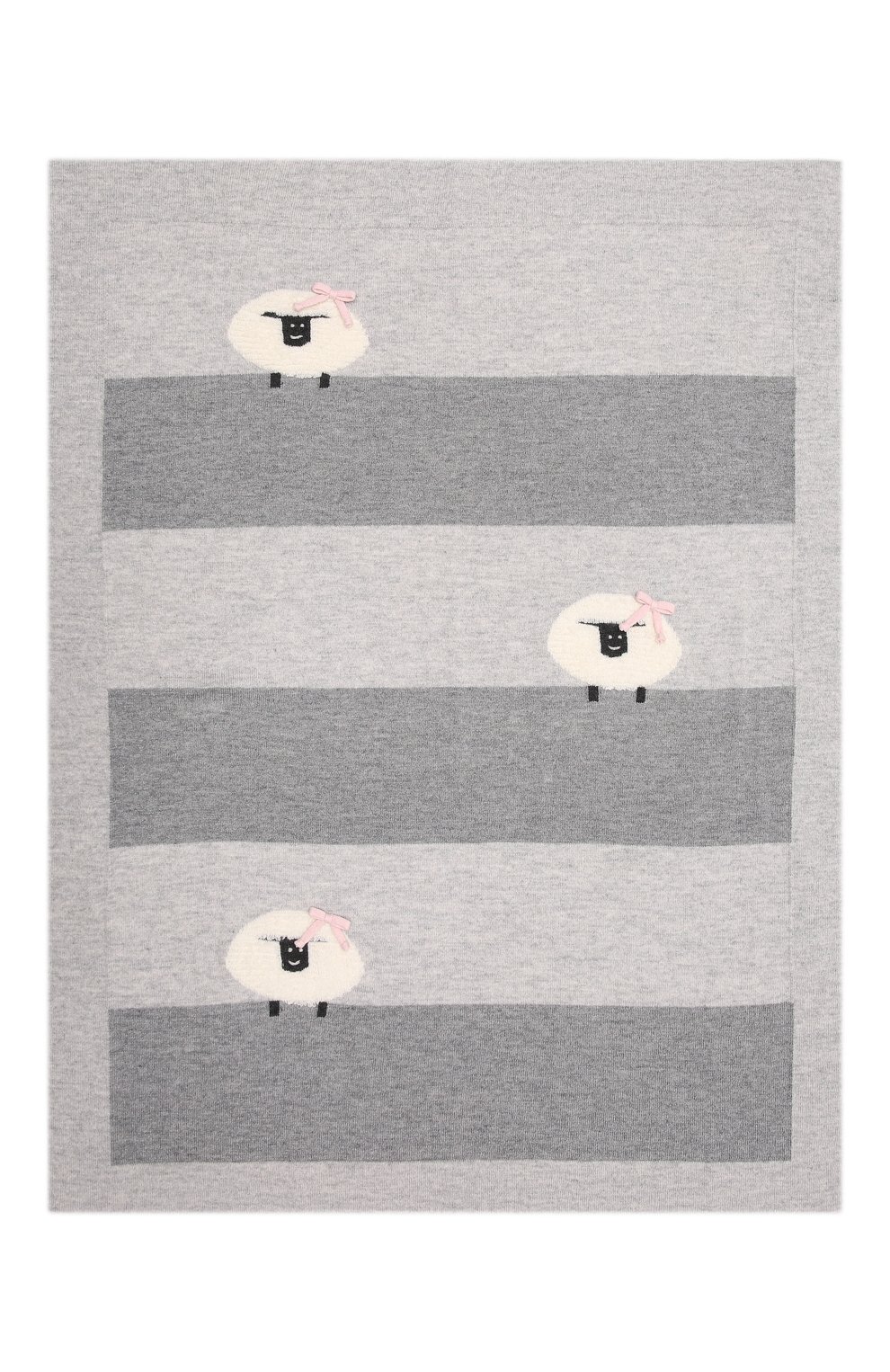 Шерстяное одеяло BABY T серого цвета по цене 14950 руб., арт. 21AI172C0, фото 3 Шерстяное одеяло BABY T, арт. 21AI172C0, фото 3