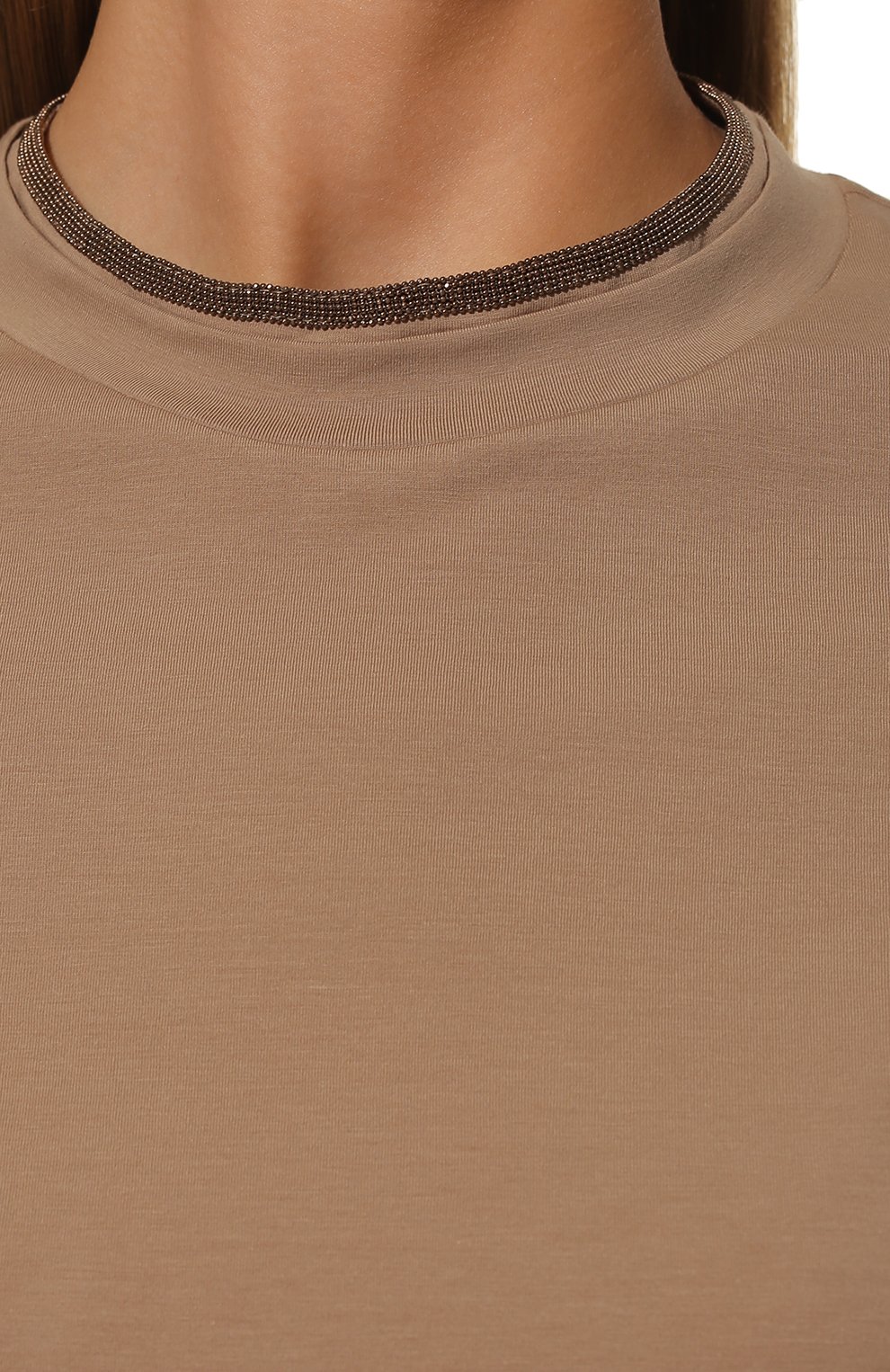 Хлопковая футболка BRUNELLO CUCINELLI, арт. M0T18BD200, фото 5