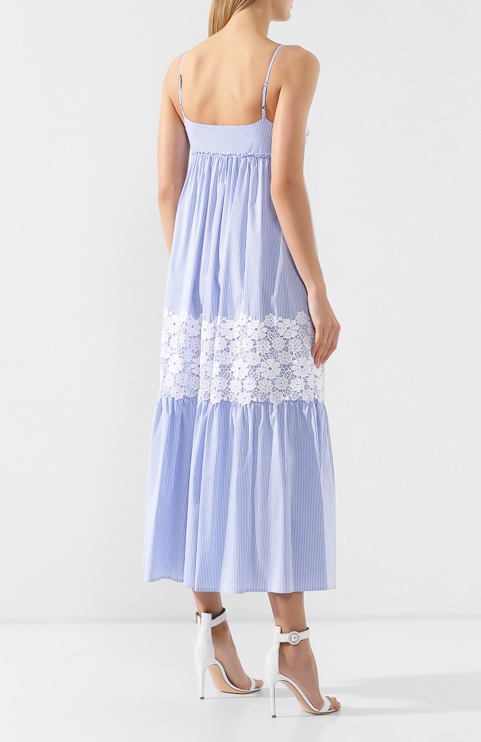 Хлопковое платье ERMANNO ERMANNO SCERVINO, арт. 44 T AB27 PRI, фото 4