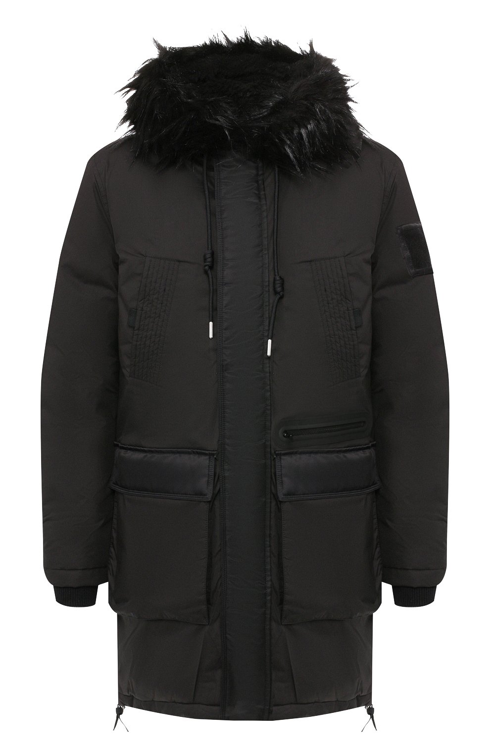 Хлопковая парка с меховой отделкой DIESEL, арт. 00SYUH/0GAVS, фото 1