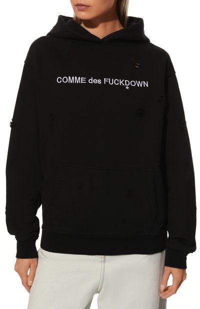 Хлопковое худи COMME DES FUCKDOWN, арт. CDFD1963, фото 3