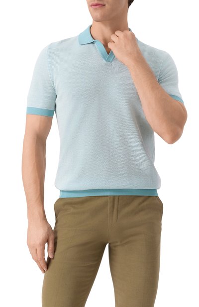 Хлопковое поло GRAN SASSO, арт. 57155/26901, фото 3