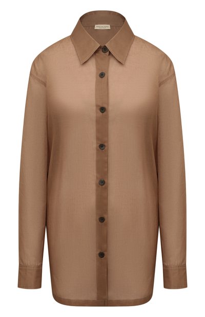 Женская хлопковая рубашка DRIES VAN NOTEN, арт. 221-010793-4121