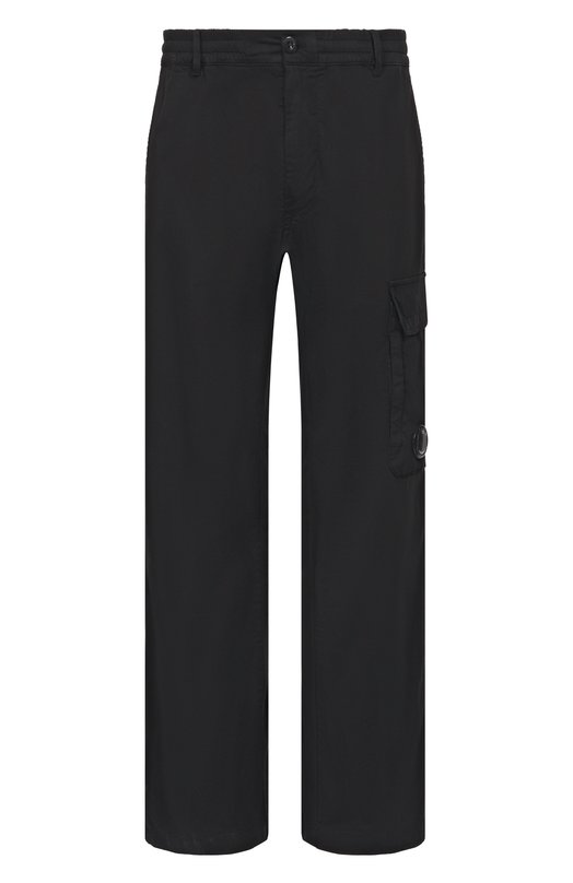 Хлопковые брюки C.P. Company 20CMPA135A/005694G Чёрный 20CMPA135A/005694G