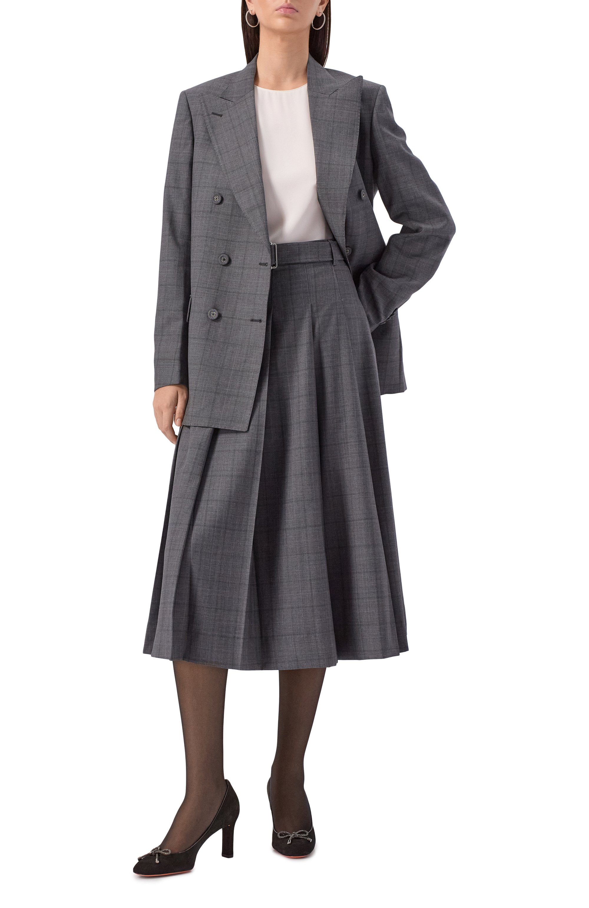 Замшевые туфли SANTONI, арт. WDGG71860HI2NW0M, фото 3