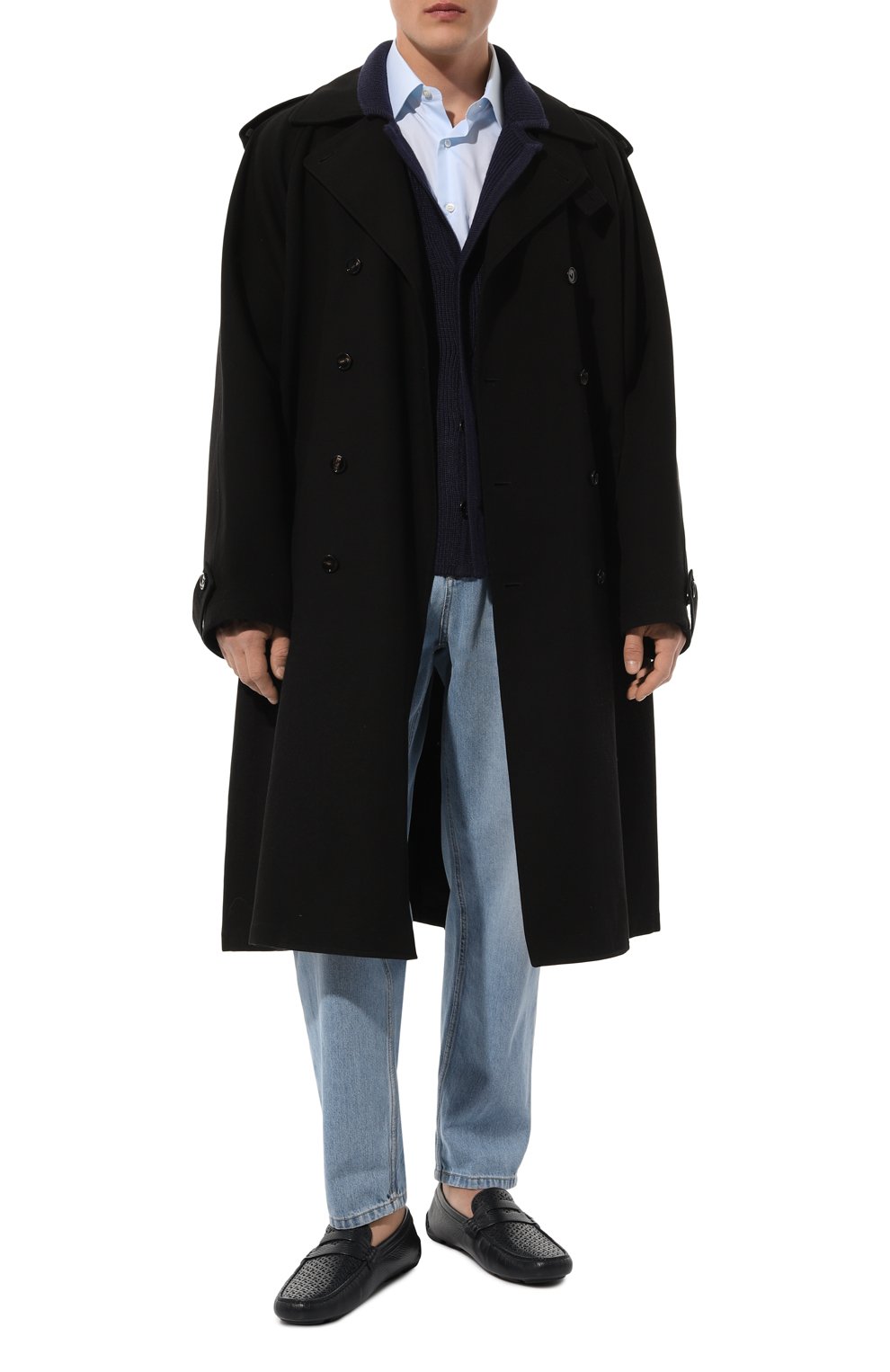 Кожаные мокасины GIORGIO ARMANI, арт. X2B124/XR126, фото 2