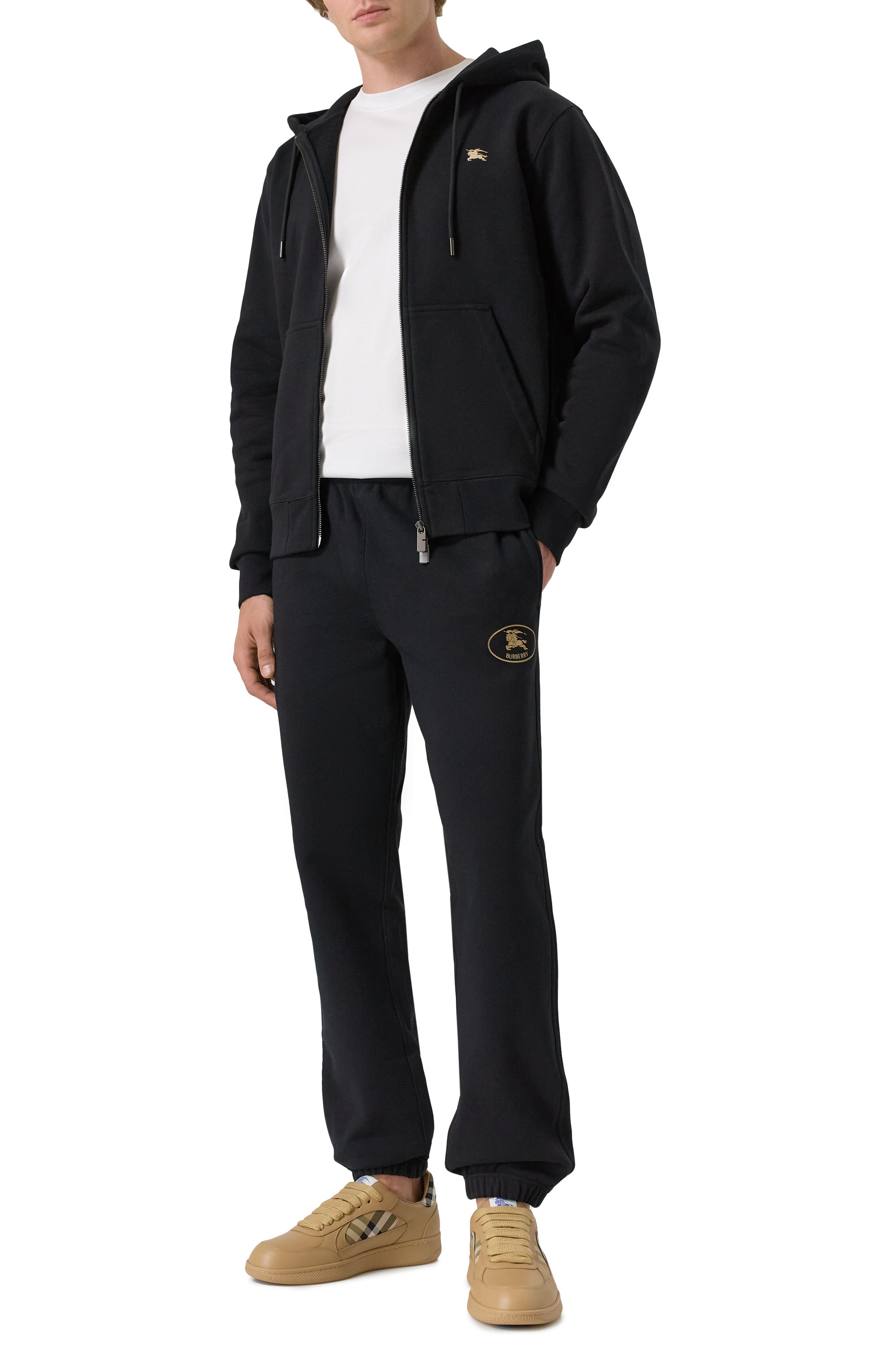 Хлопковые джоггеры BURBERRY, арт. 8111012, фото 2