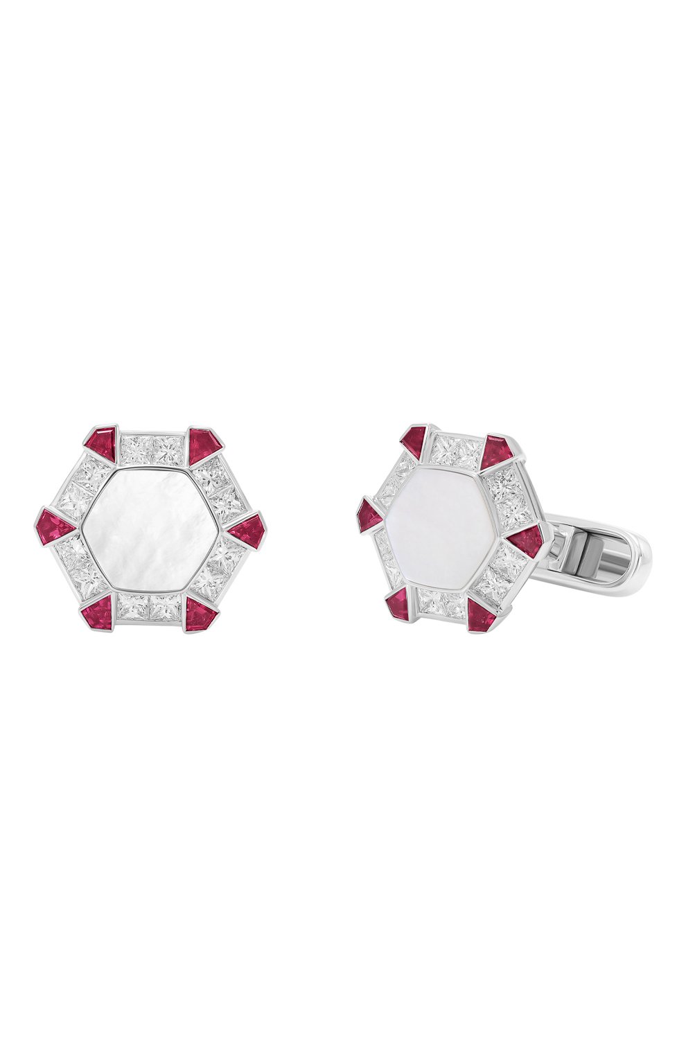 Запонки MERCURY бесцветного цвета по цене 1943500 руб., арт. M51150DMRW, фото 1 Запонки MERCURY, арт. M51150DMRW, фото 1