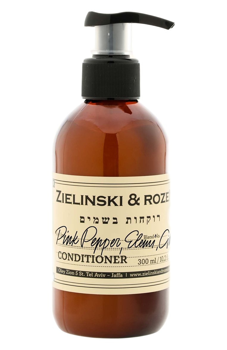 Кондиционер для волос розовый перец, элеми, корица, кожа (300ml) ZIELINSKI&ROZEN бесцветного цвета, арт. 7290116446158 | Фото 1 (Нос: Не проставлено; Региональные ограничения белый список (Axapta Mercury): Не проставлено; Тип продукта: Кондиционеры; Назначение: Для волос; Тип волос: Для всех типов волос; Косметика кросс-кт: Уход У)