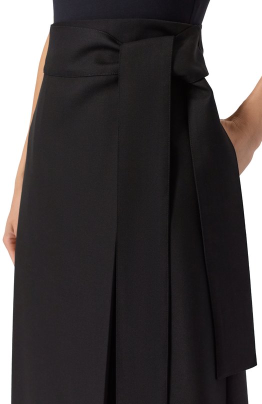 Шерстяная юбка Kiton D60201K0500C01 Чёрный  D60201K0500C01 Фото 5