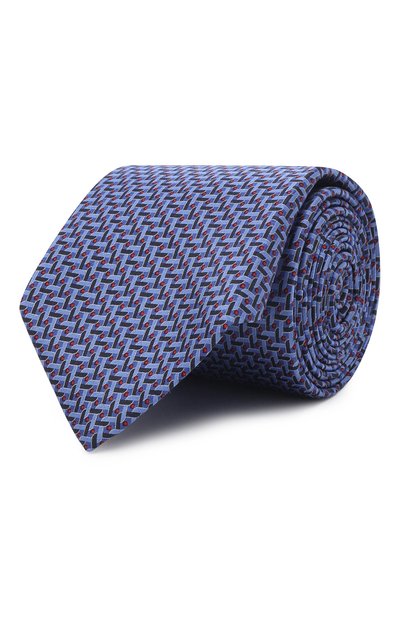 Мужской шелковый галстук CANALI, арт. 18/HS03446