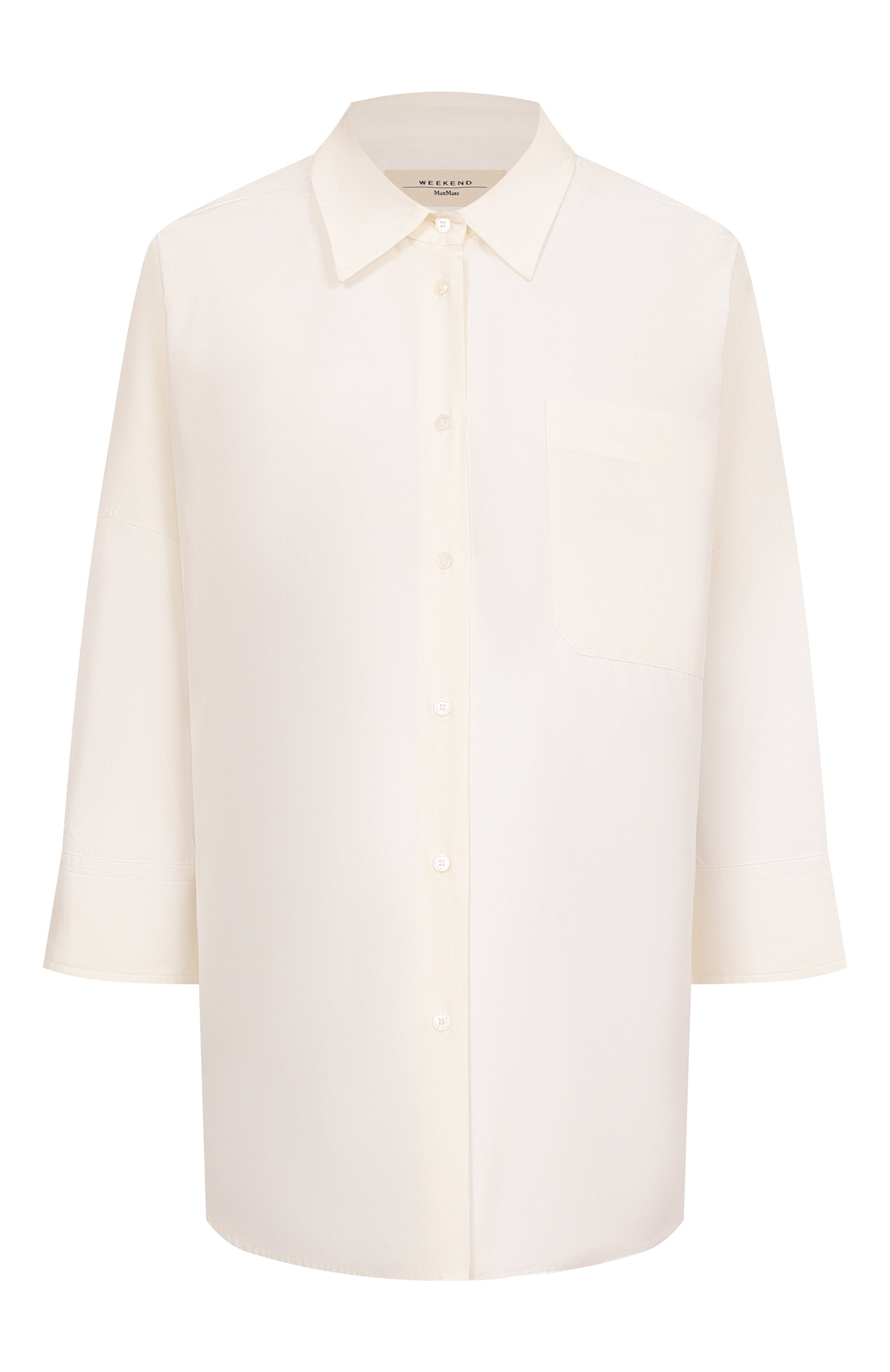 Хлопковая рубашка WEEKEND MAX MARA, арт. ZAV0RRA, фото 1